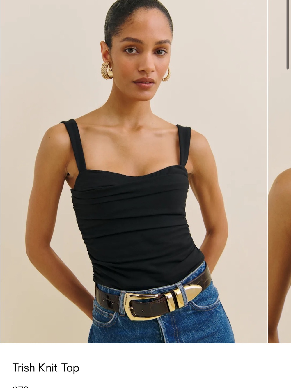 Reformation Trish Knit Top